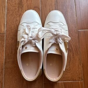 Kate spade white gym shoes